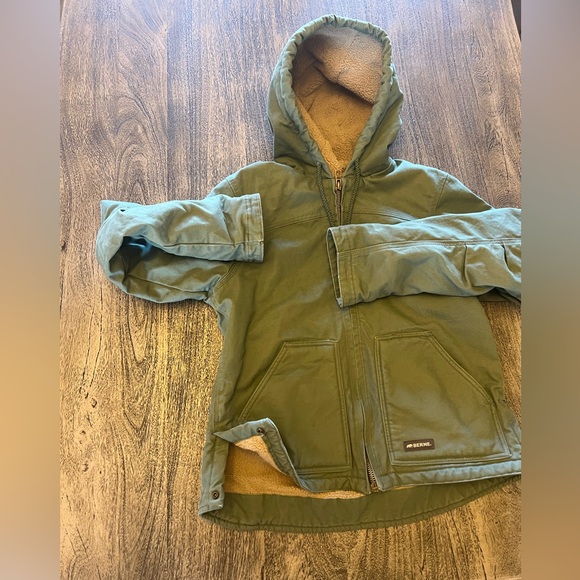 Berne Women's Sherpa-Lined Duck Hooded Jacket Medium - Picture 3 of 8